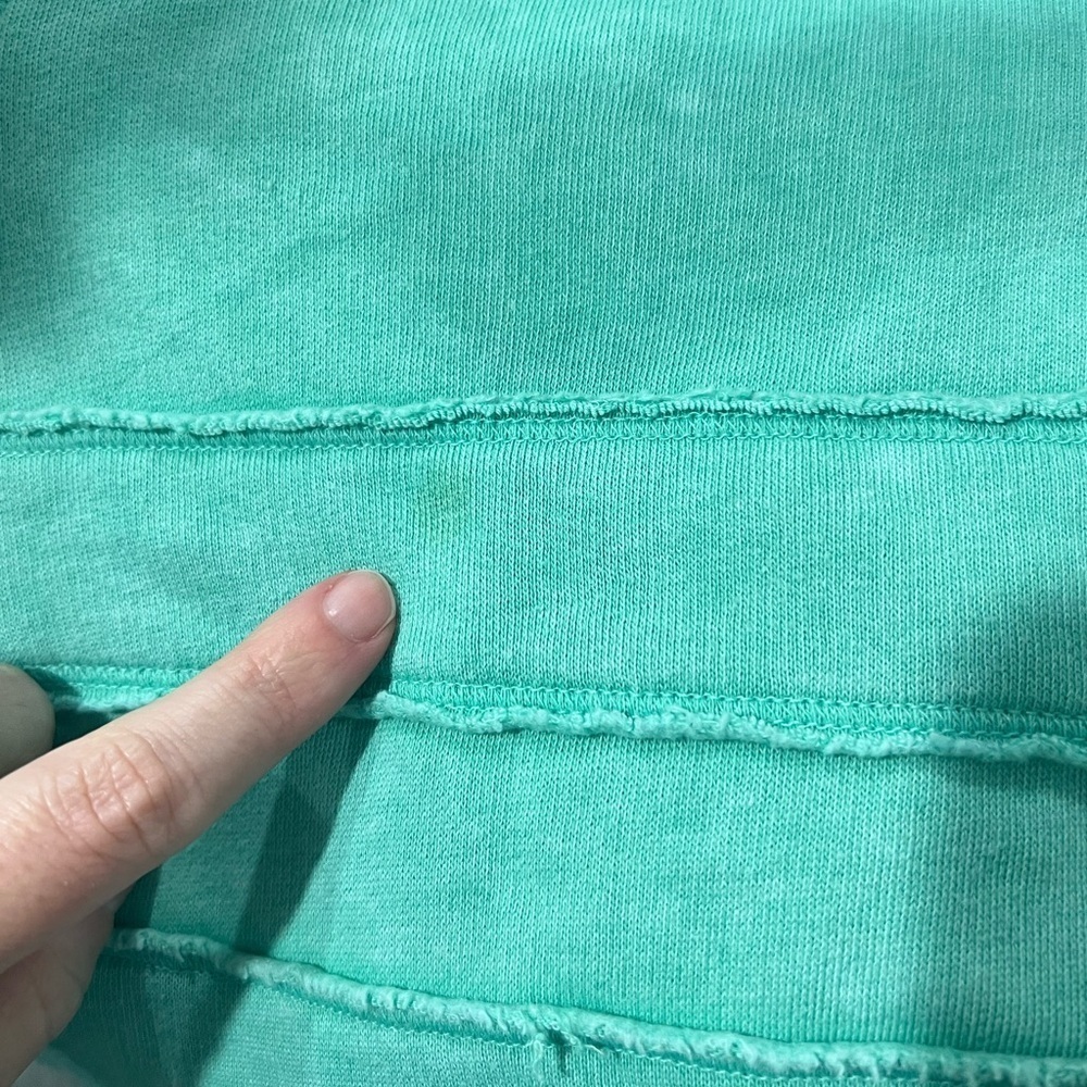 VS Victoria Secret‎ PINK mint green pullover sweater zip up L large sweatshirt - Picture 7 of 7